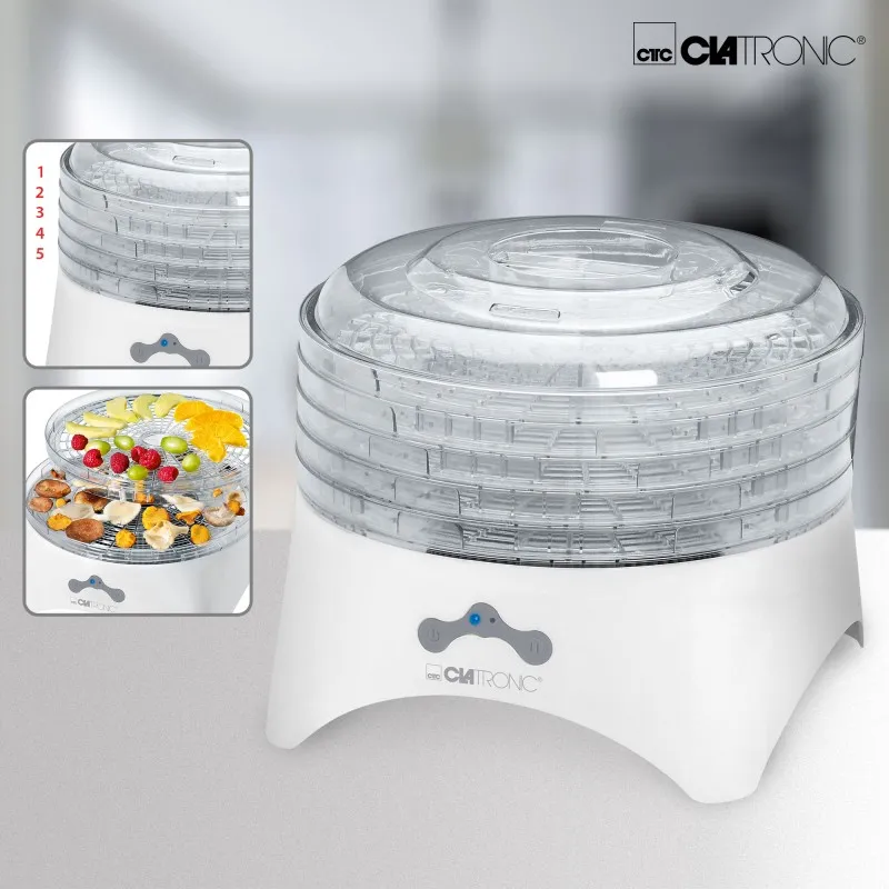 Сушарка для грибів, фруктів і трав Clatronic DR 3525